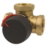 Esbe 3-tee ventiil DN25 - Rp 1”, Kvs 10